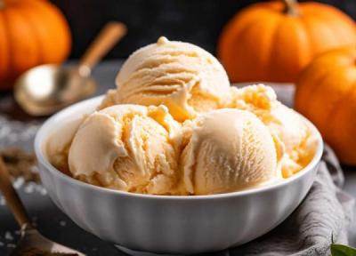 طرز تهیه بستنی کدو حلوایی طرز تهیه بستنی کدو حلوایی