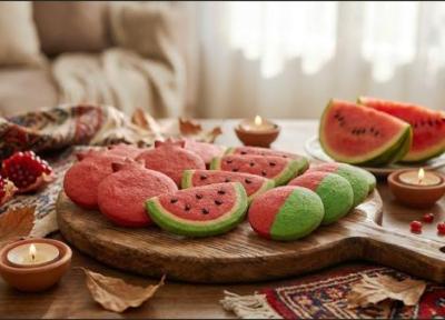 طرز تهیه کوکی یلدایی ساده و آسان به سبک قنادی ها طرز تهیه کوکی یلدایی ساده و آسان به سبک قنادی ها